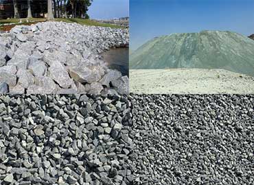Finished construction aggregate products supplied by RQT Crusher Oman